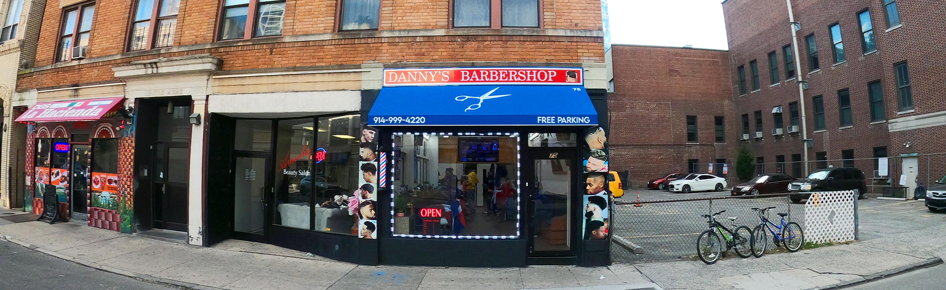 Contact Us. (914) – 999 – 4220. dannysbarbershopweb@gmail.com. 75 Centre Ave New Rochelle, NY 10801. www.dannysbarbershopny.com